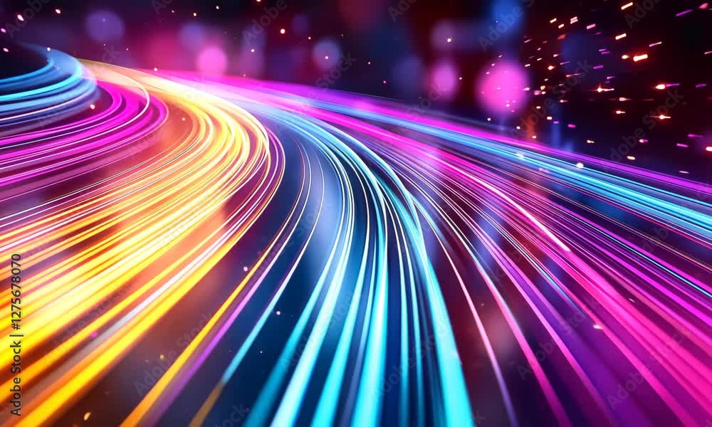 Abstract Light Speed Motion Background Abstract Light Speed Motion Background