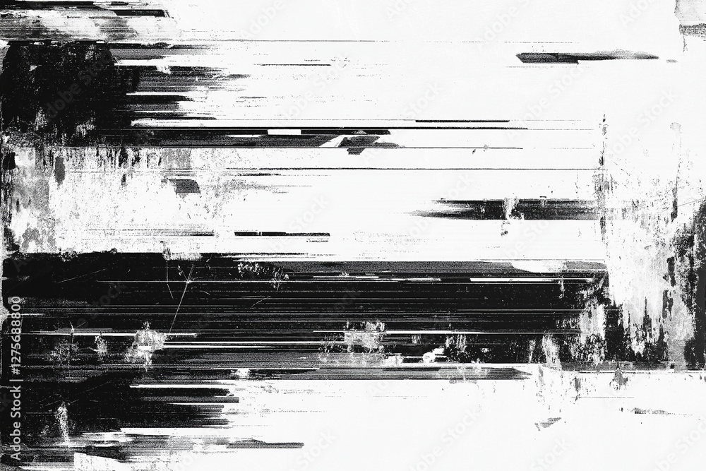 Abstract futuristic cyberpunk displacement map for 3d rendering. Random distorted black white broken glitch screen background. Digital as manual, lo-fi retro video noise overlay Abstract futuristic cyberpunk displacement map for 3d rendering. Random distorted black white broken glitch screen background. Digital as manual, lo-fi retro video noise overlay