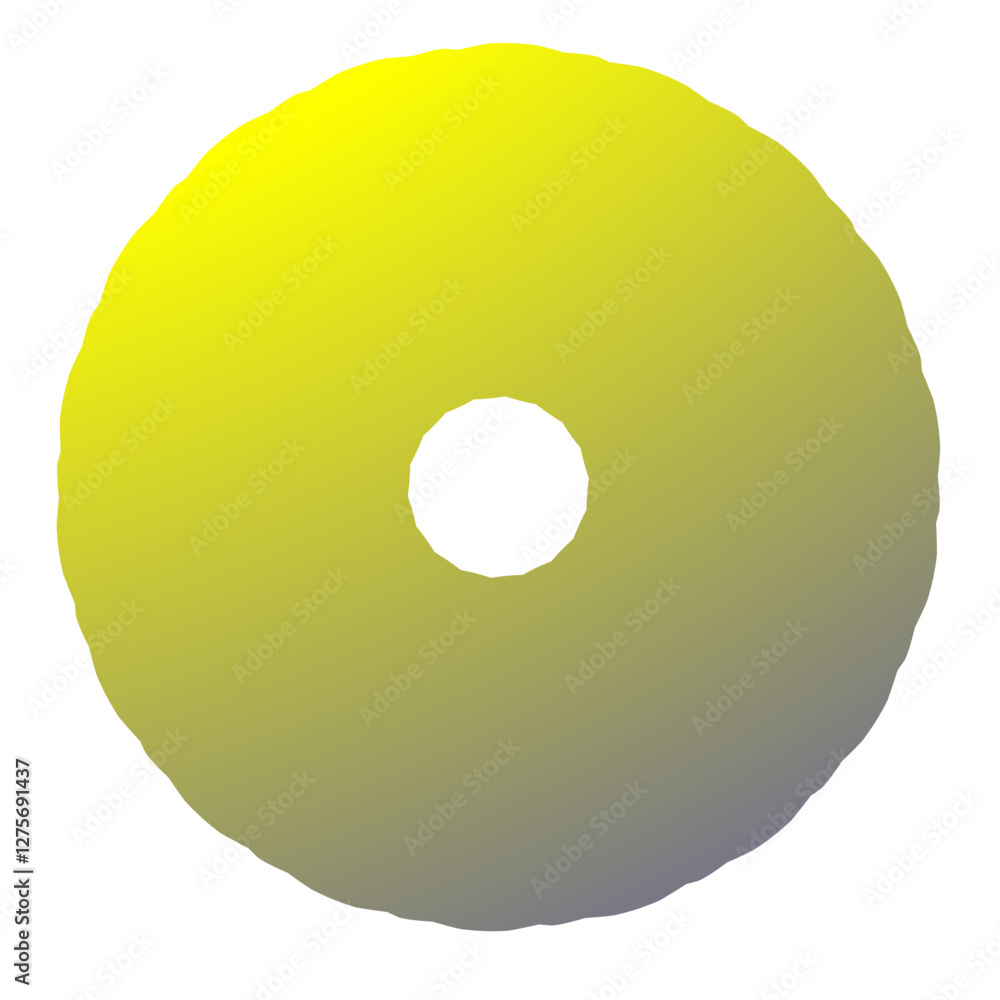 Abstract Yellow Circle Gradient
