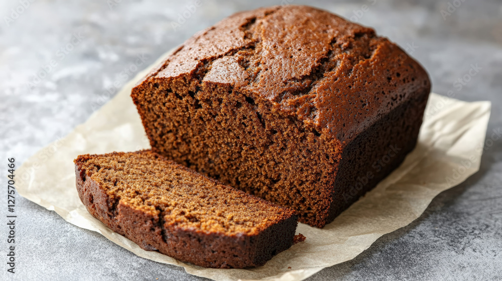 Freshly baked gluten free banana bread loaf with rich texture and aroma, perfect for healthy snack or breakfast option. Enjoy delightful taste and moist crumb Freshly baked gluten free banana bread loaf with rich texture and aroma, perfect for healthy snack or breakfast option. Enjoy delightful taste and moist crumb