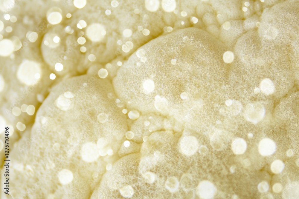 Abstract Macro of Bokeh Light on Soft Yellow Organic Texture in Modern Design Abstract Macro of Bokeh Light on Soft Yellow Organic Texture in Modern Design