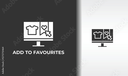 Add To Favourites Vector, Icon Or Logo Sign Isolated Symbol Illustration