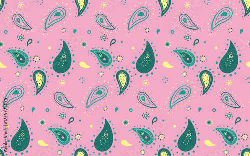 Ornate embellishment in ethnicity stylish. Vitality texture as swirl flat. Tile paisley in stroke textured.