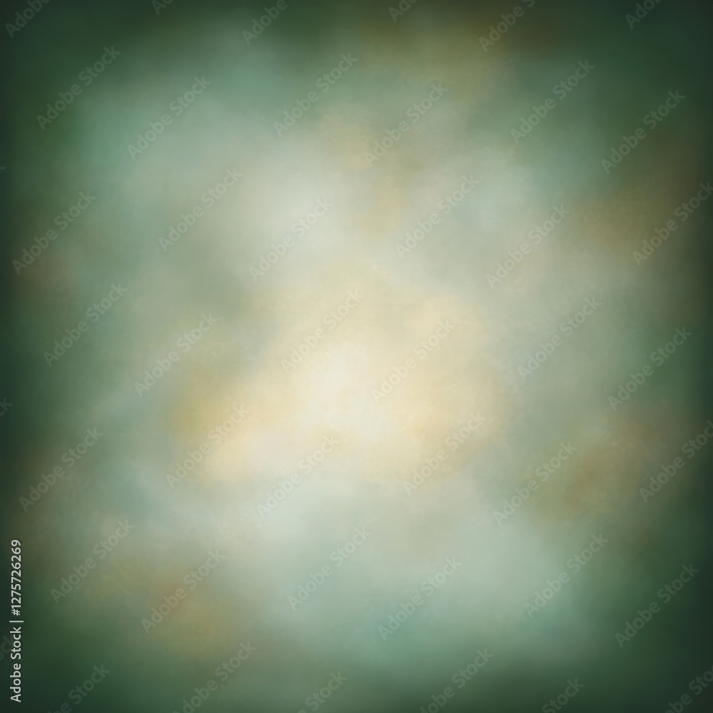 Obraz premium Soft green and beige abstract background with dreamy effect