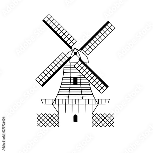 Dutch windmills Amsterdam 