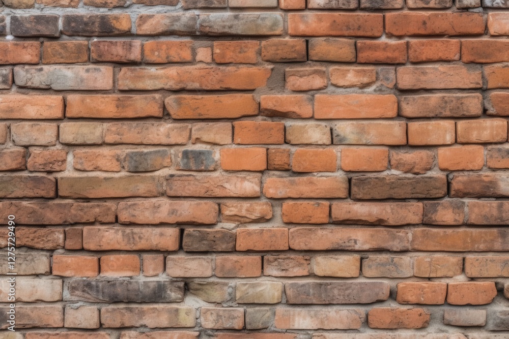 Old aged brick wall close-up texture. Damaged surface, construction material for backdrop, background Old aged brick wall close-up texture. Damaged surface, construction material for backdrop, background