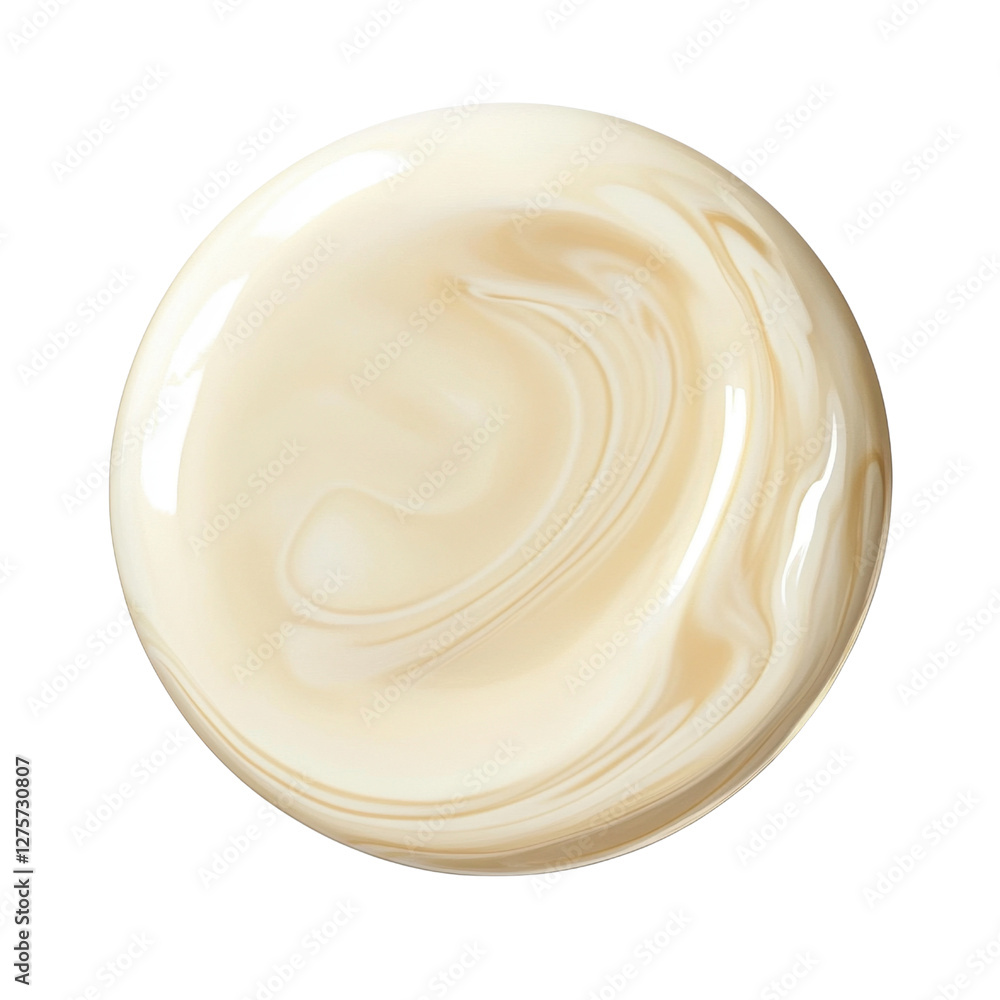 Creamy Swirl of Light Tan Color on Transparent Background Creamy Swirl of Light Tan Color on Transparent Background