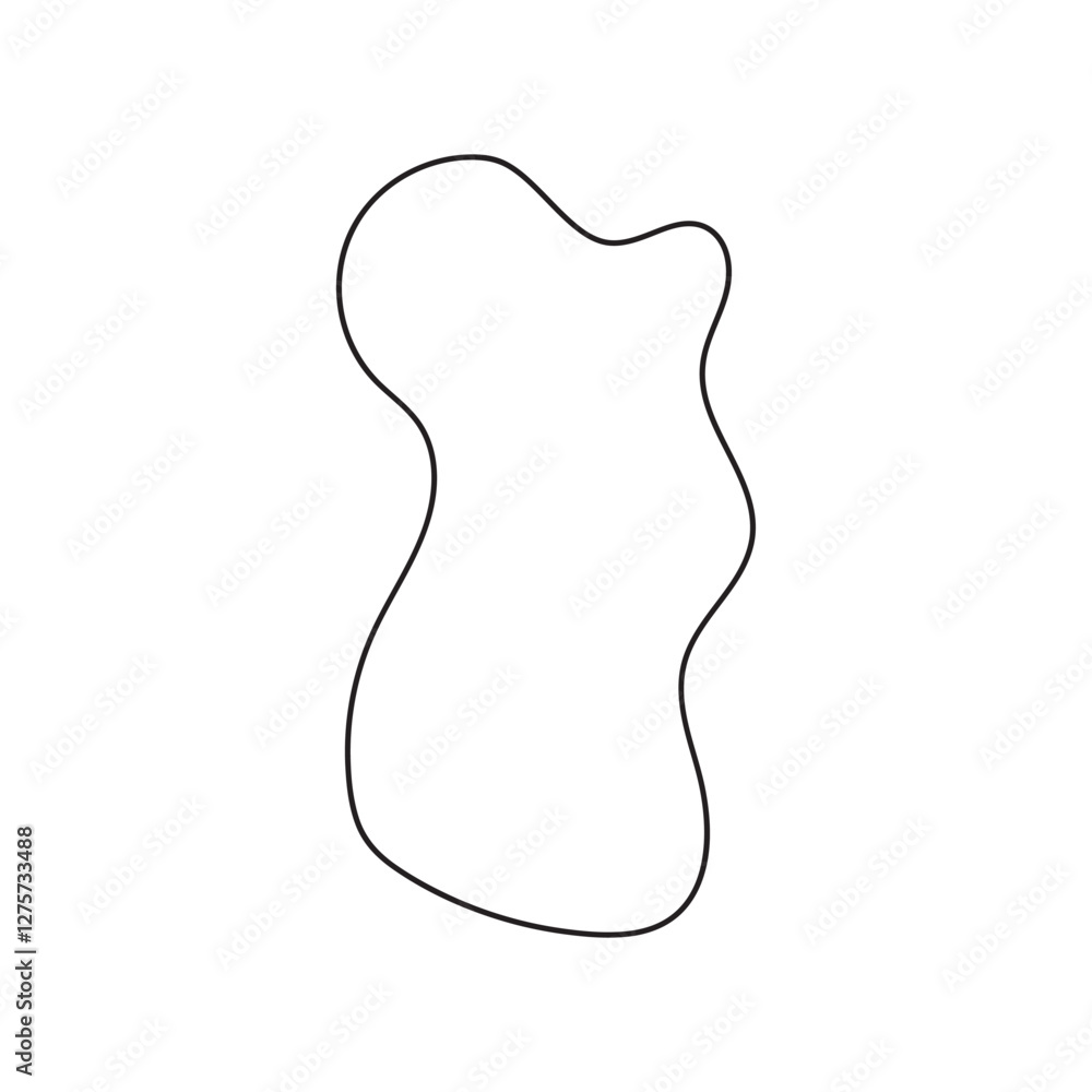 abstract blobs outline for background abstract blobs outline for background