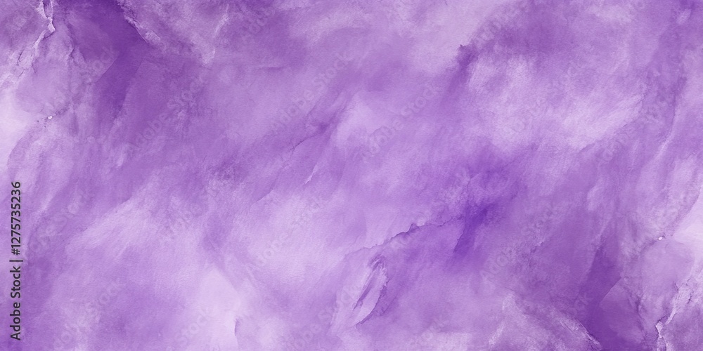 Obraz premium Abstract Delicate Pastel Lilac Watercolour Background, Minimalist Floral, Subtle Shadows, Bright