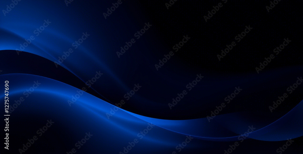 Blue black abstract gradient background grain texture effect dark vibrant color flow wave copy space Blue black abstract gradient background grain texture effect dark vibrant color flow wave copy space