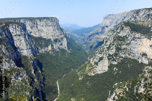 Vikos gorge and Pindus Mountains, Zagori, Epirus, Greece
