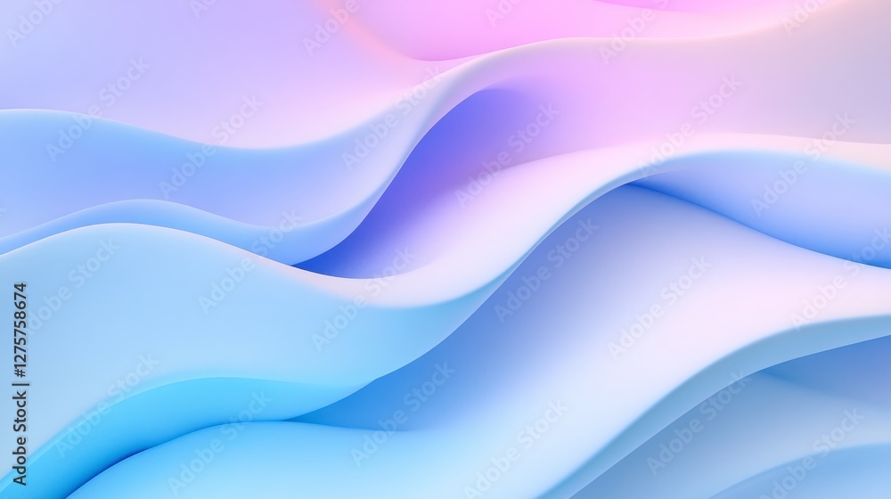 Abstract Pastel Waves: Soft Color Gradient Background Abstract Pastel Waves: Soft Color Gradient Background