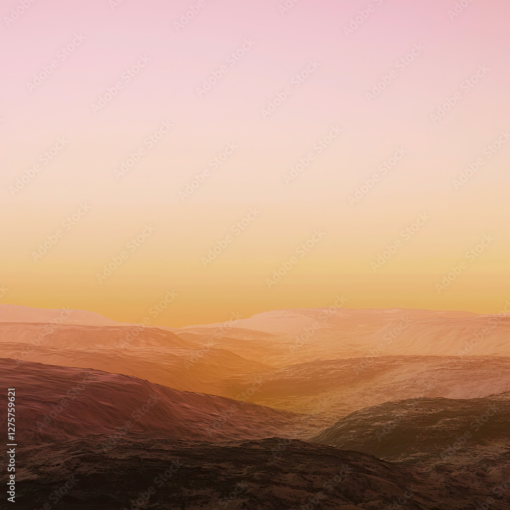 Nature landscape with gradient effect Nature landscape with gradient effect