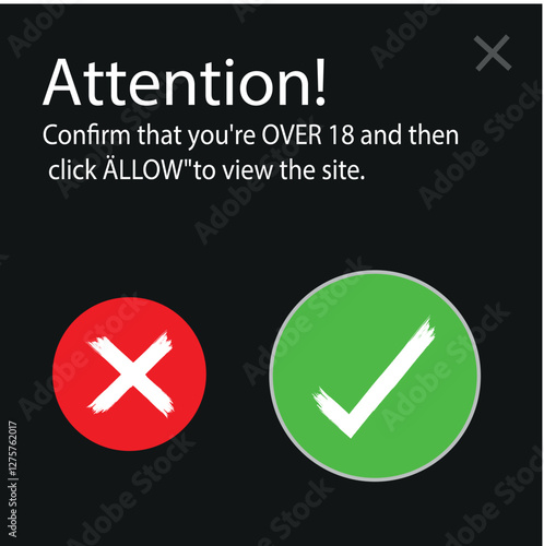 Adult Content Confirmation