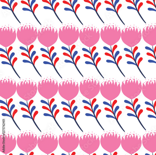 happy birthday card with pink flowers