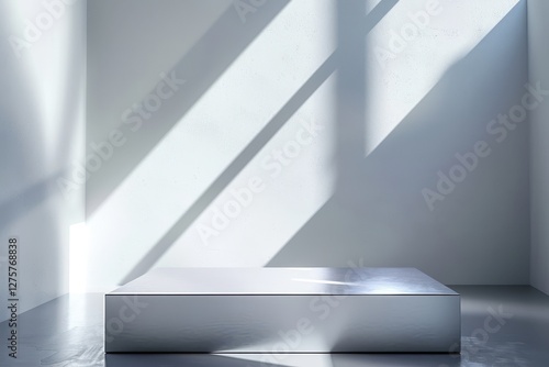 Obraz na płótnie Modern Minimalist Product Display Platform w salonie