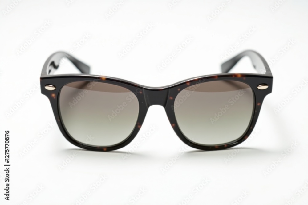 Sunglasses feature a classic tortoiseshell design Sunglasses feature a classic tortoiseshell design