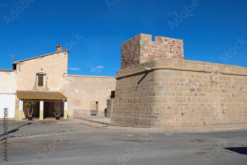 The Grau Vell fortress on a sunny day photo