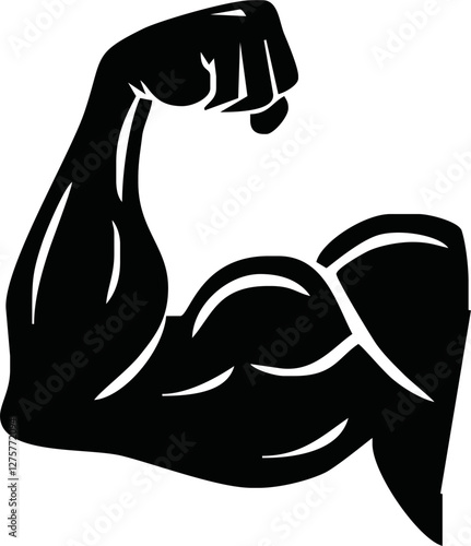 Strong Arm Muscle Logo Design For Gym, Sport or Anything