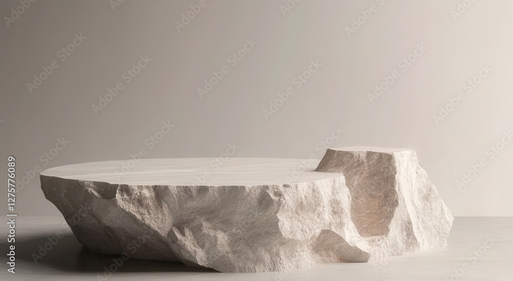 Modern Minimalist Stone Display Platform