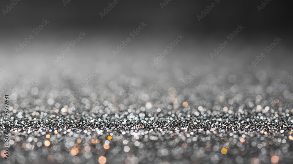 A closeup of a gray monotone grain texture resembling glittering sand, with soft light reflecting off the grains, creating a serene and minimalist atmosphere A closeup of a gray monotone grain texture resembling glittering sand, with soft light reflecting off the grains, creating a serene and minimalist atmosphere