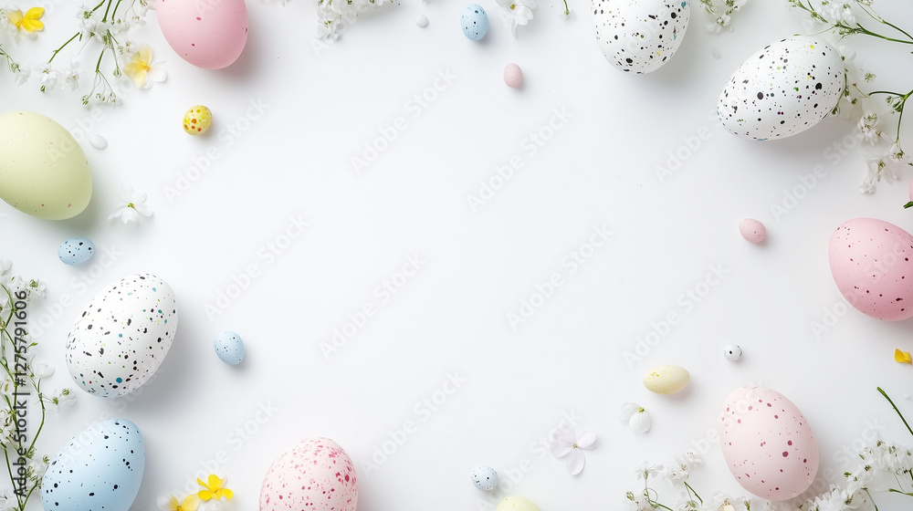 Easter greeting background Easter greeting background