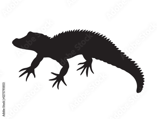 crocodile silhouette