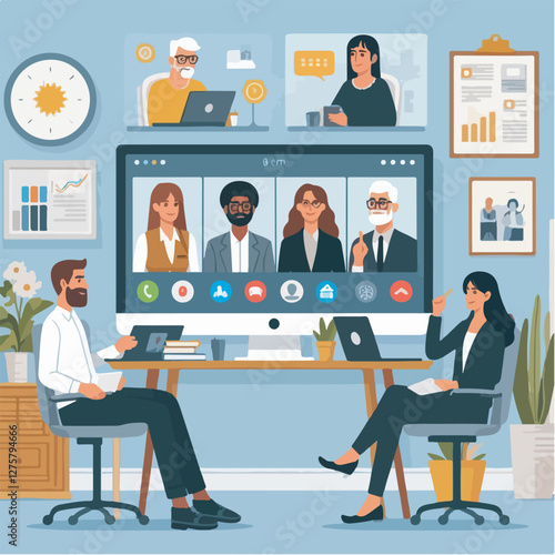 Virtual Team Meetings and Online Business Collaboration