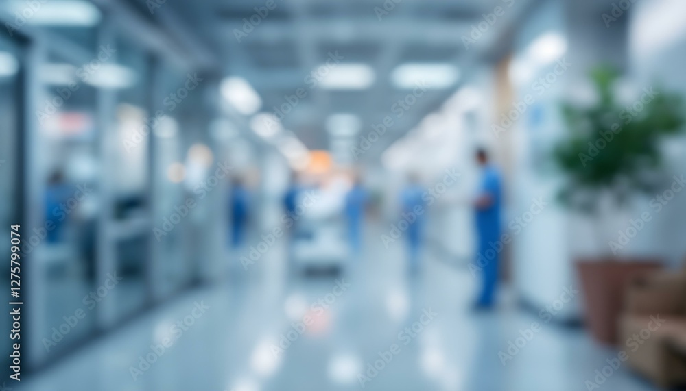 blur image background of corridor in hospital or clinic image blur image background of corridor in hospital or clinic image
