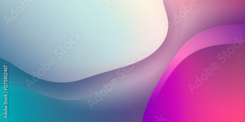 Abstract trendy gradient flowing geometric pattern background texture for poster cover design. Minimal color gradient banner template. Modern vector wave shape for brichure