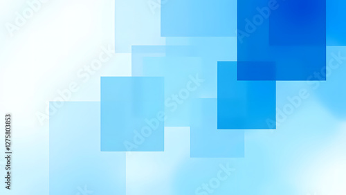 Abstract blue geometric background with modern design