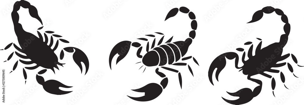 Obraz premium Scorpion silhouettes