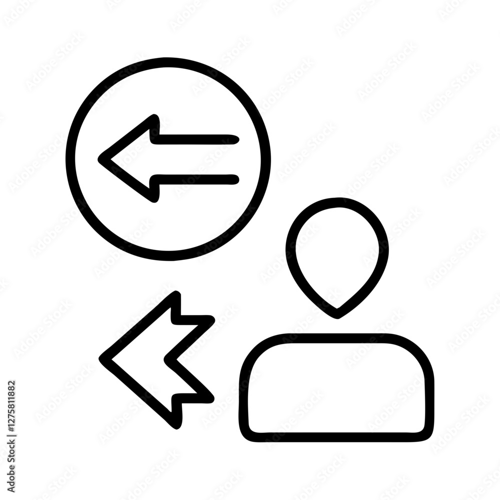 follow up icon, follow up line art - simple line art of follow up, perfect for follow up logos and icons follow up icon, follow up line art - simple line art of follow up, perfect for follow up logos and icons