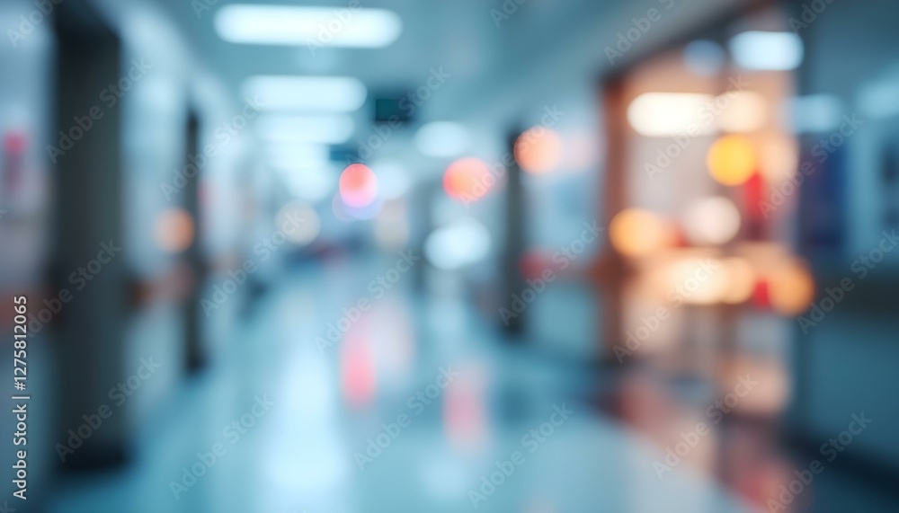 blur image background of corridor in hospital or clinic image blur image background of corridor in hospital or clinic image