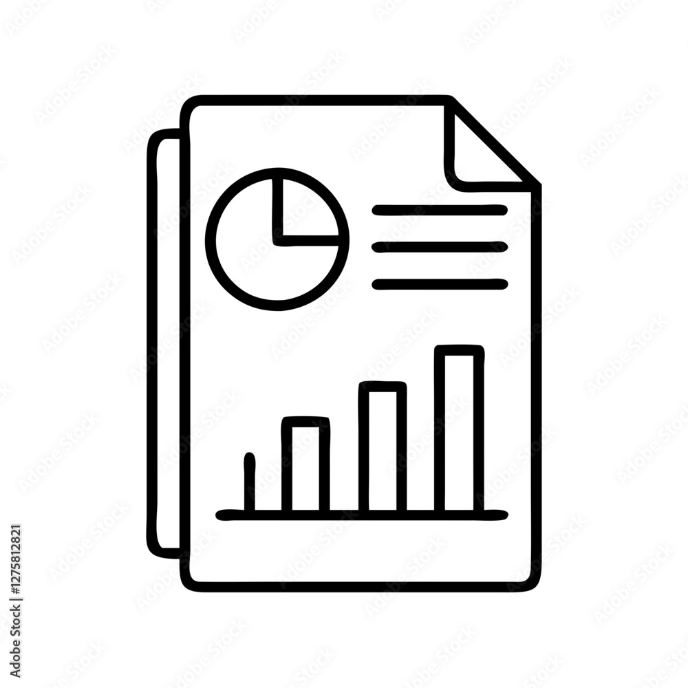 project report icon, project report line art - simple line art of project report, perfect for project report logos and icons project report icon, project report line art - simple line art of project report, perfect for project report logos and icons