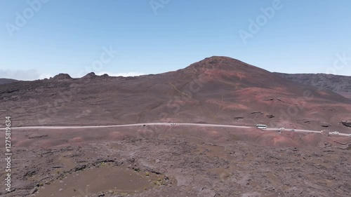 France - Reunion Island - Piton de la Fournaise - Approaching mont Chisny