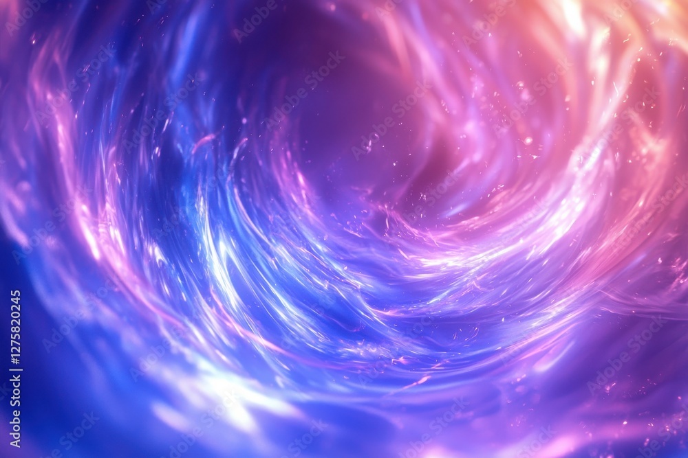 Colorful Swirling Light Patterns in Abstract Digital Space Background Colorful Swirling Light Patterns in Abstract Digital Space Background