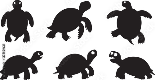 Turtle silhouettes