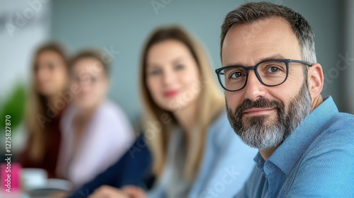 Diverse business team having a meeting in a creative workplace
