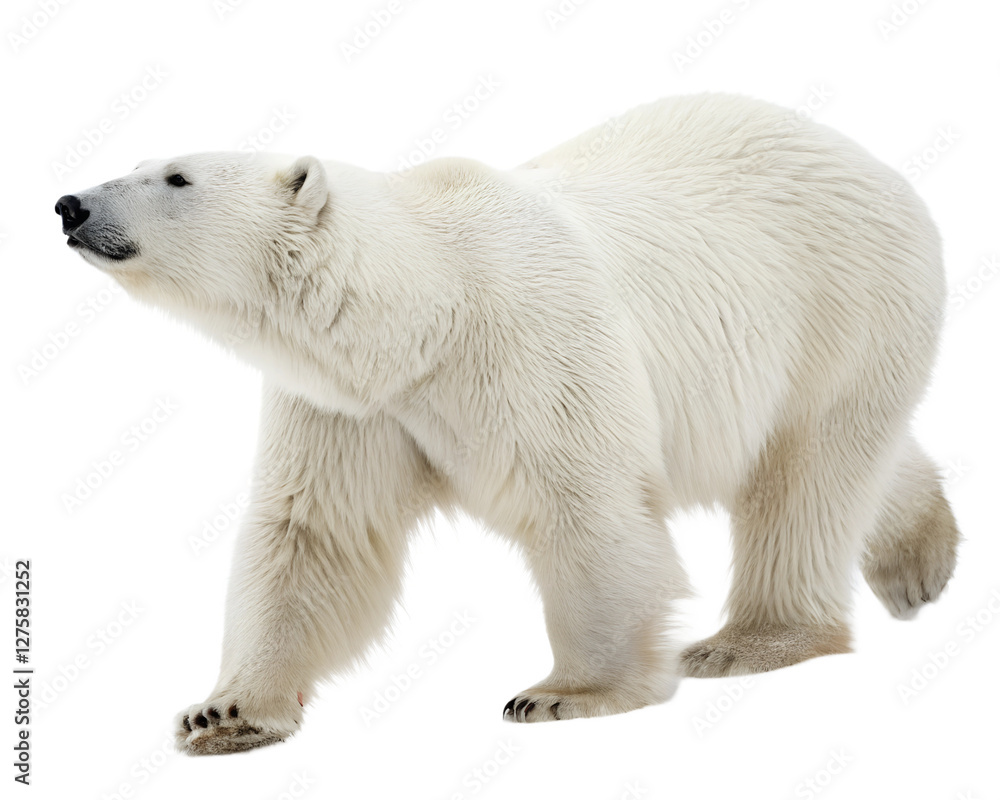 white polar bear isolated on white background, png white polar bear isolated on white background, png