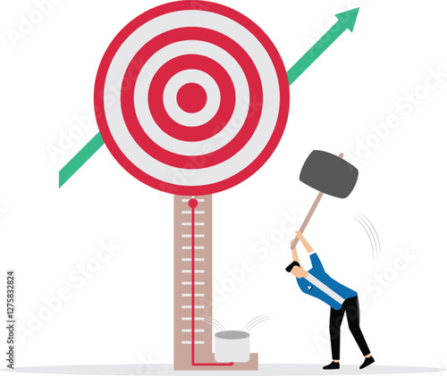 Investment asset price hit all time high concept