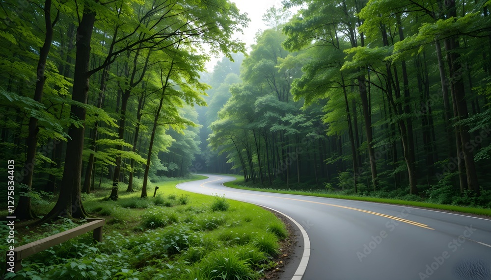 Obraz premium road in the woods