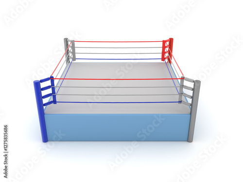 3D Rendering of a ring from seen from above