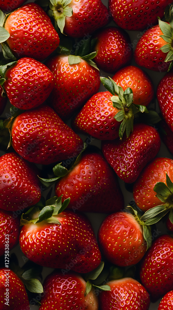 Strawberry pattern, white background, watercolor style
Strawberry pattern, white background, watercolor style