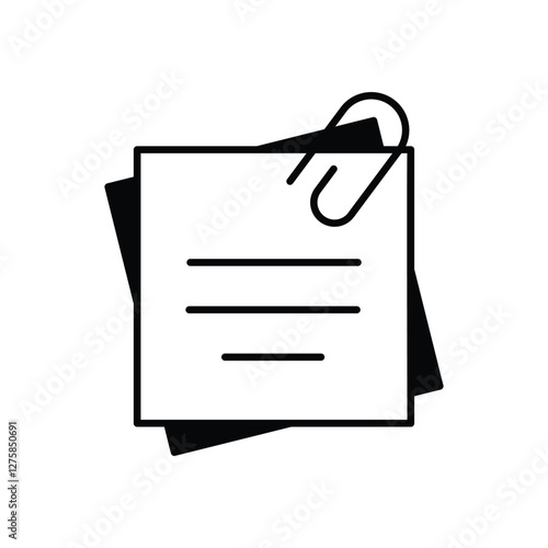 Paperclip vector icon