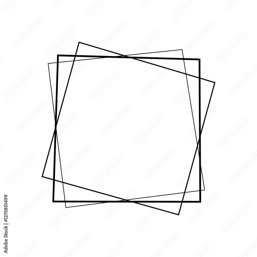 Rectangle frame icon vector. Frame illustration sign. Decorative elements symbol. Ornament logo. Rectangle frame icon vector. Frame illustration sign. Decorative elements symbol. Ornament logo.