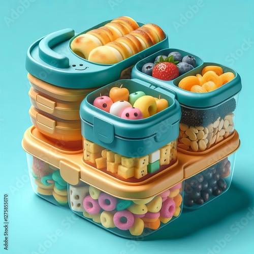 Snack Containers Leak proof reusable containers for snacks Izobr photo