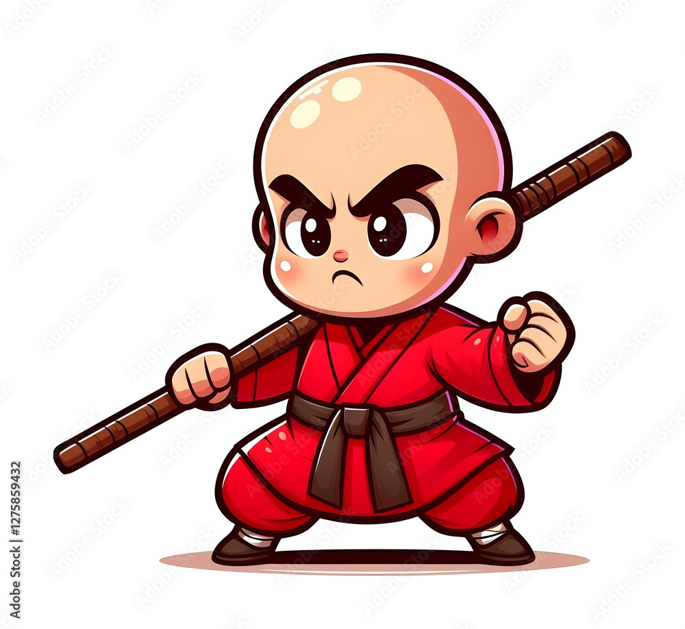 cute shaolin kid cartoon character (artwork 3) cute shaolin kid cartoon character (artwork 3)