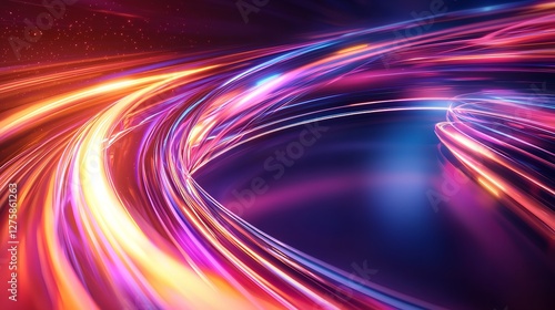 data connection lines representing high-speed internet and advanced technology. Symbolizes connectivity  innovation  and digital communication