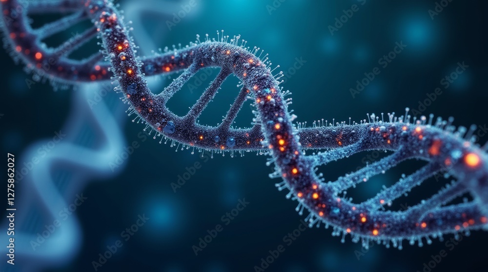 illustration depicting the intersection of technology and biology illustration depicting the intersection of technology and biology